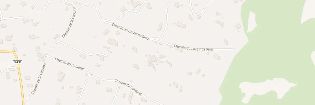 Plan du 350 Che du Lavoir de Riou à Roquevaire