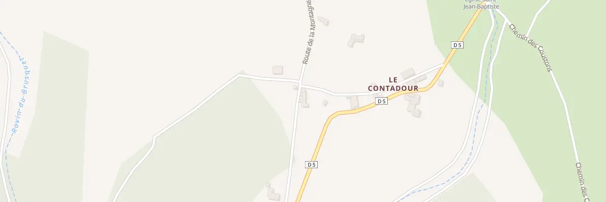Plan du 5023 Le Contadour à Redortiers