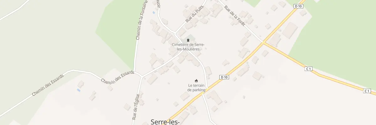 Plan du 6 Rue de l’École à Serre-les-Moulières