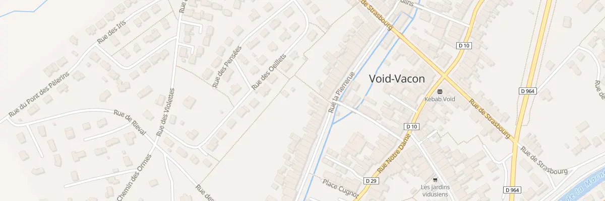 Plan du 25 Rue la Pierrerue à Void-Vacon