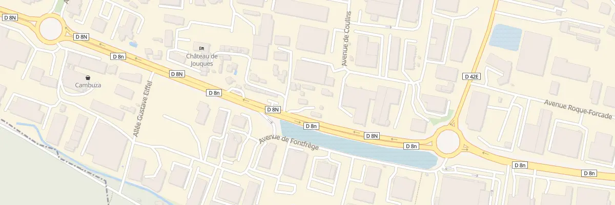 Plan du 5181 Cd 42e Dit de Jouques à Gémenos
