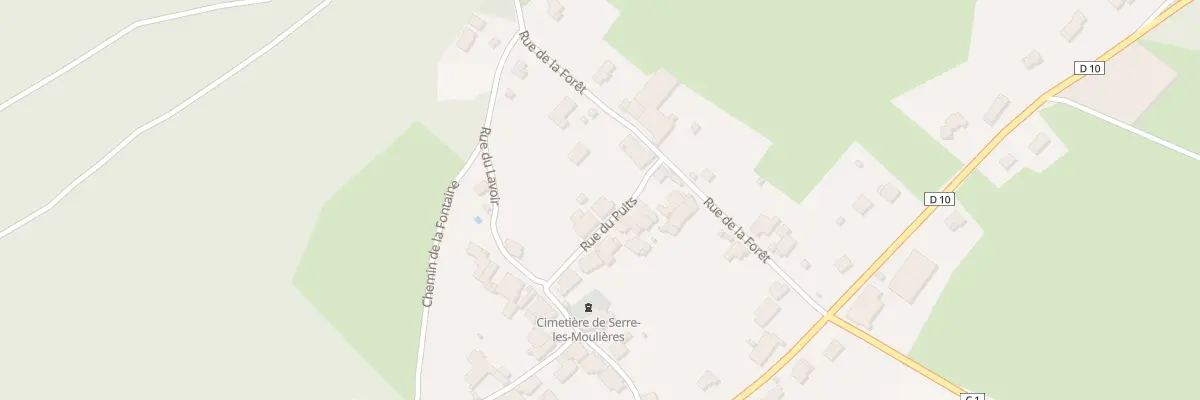 Plan du 7 Rue du Puits à Serre-les-Moulières