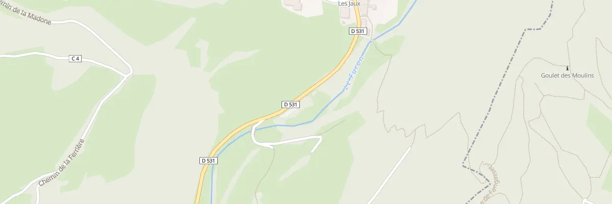 Plan de Rte de Villard de Lans à Engins