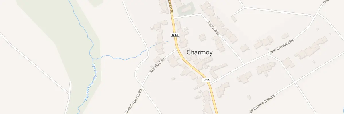 Plan du 29 Grande Rue A Charmoy à Fayl-Billot