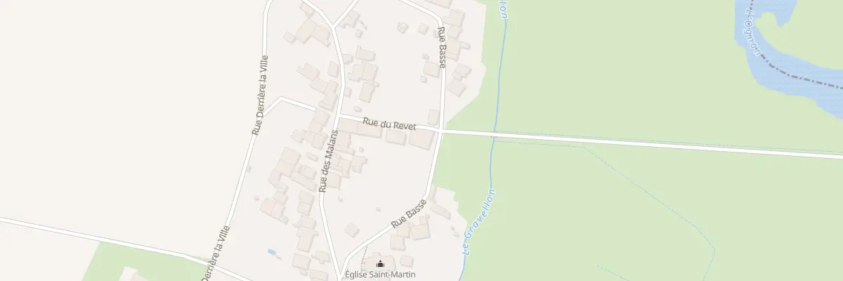 Plan du 3 Rue Basse à Thervay