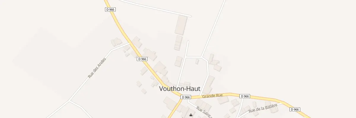 Plan du 5 Rue du Chateau à Vouthon-Haut