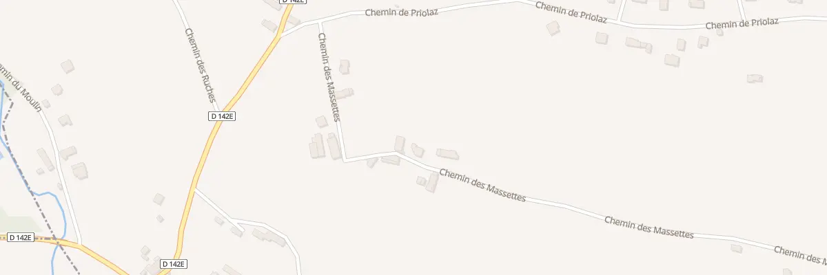 Plan du 241 Che des Massettes à Romagnieu