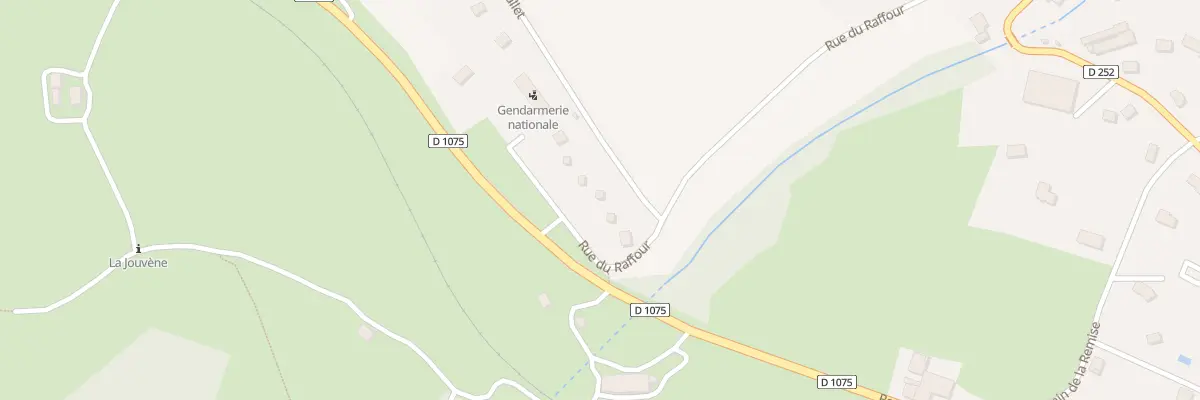 Plan du 608 Rue du Raffour à Clelles