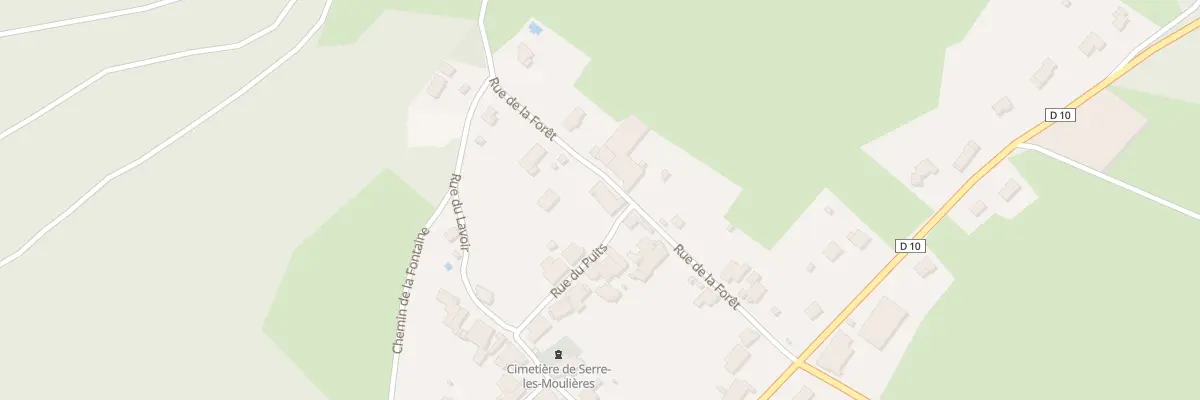 Plan du 11 Rue du Puits à Serre-les-Moulières