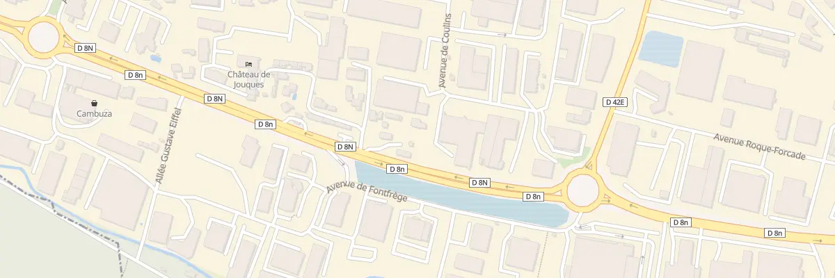 Plan du 5405 Rte Nationale 8 à Gémenos