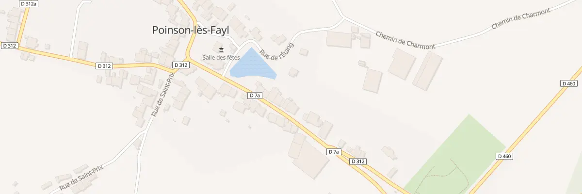Plan du 9 Rue du Midi à Poinson-lès-Fayl