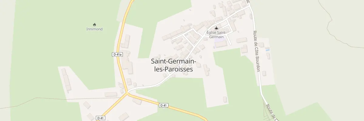 Plan du 5170 Au Bourg à Saint-Germain-les-Paroisses