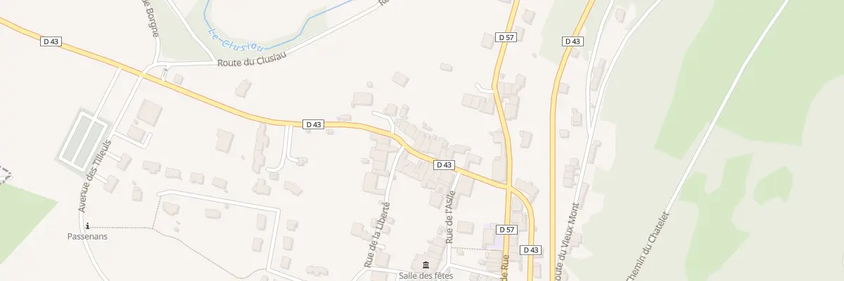 Plan du 120 Rue du Quart d’Avaux à Passenans