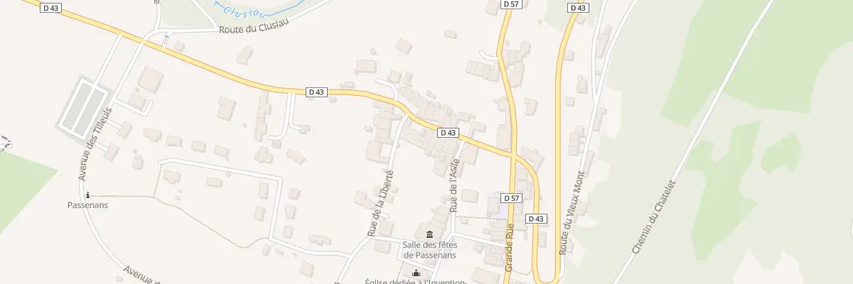 Plan du 97 Rue du Quart d’Avaux à Passenans