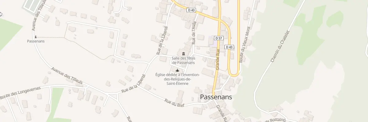 Plan du 89 Rue de la Fontaine à Passenans