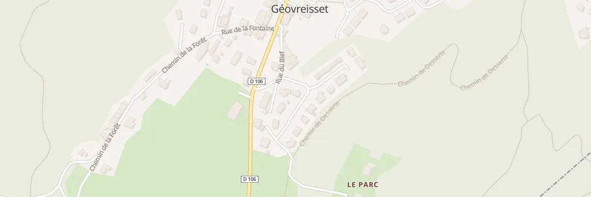 Plan du 15 Imp du Verger à Géovreisset