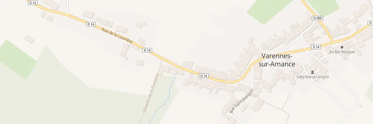 Plan du 28 Rue de la Louvière à Varennes-sur-Amance