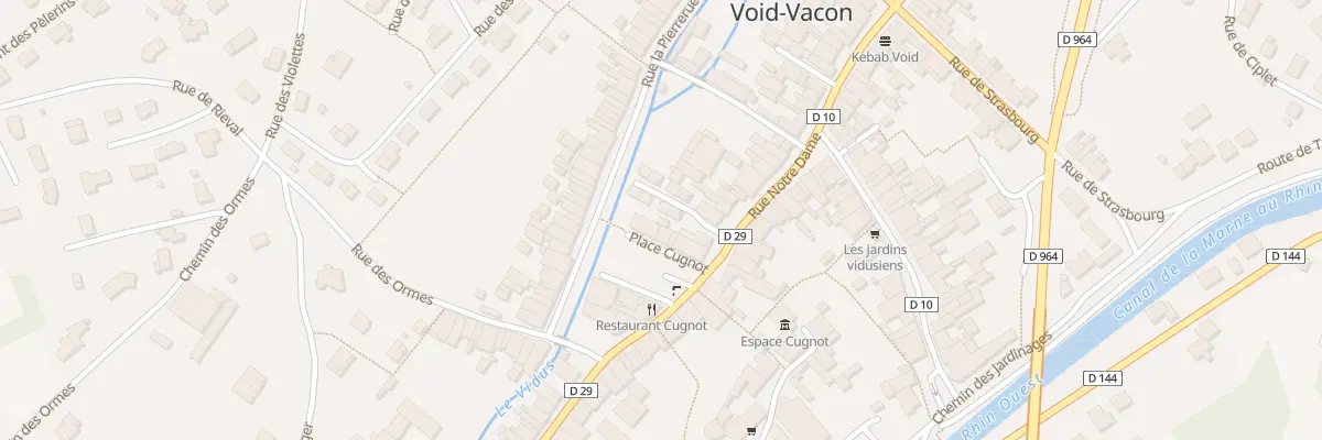 Plan du 1 Rue Notre Dame à Void-Vacon
