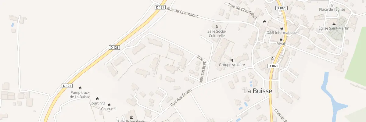 Plan du 54 Rue de la Marelle à La Buisse