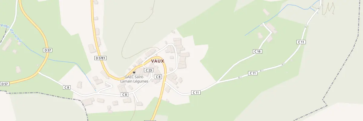 Plan du 161 Rue du Fond de Vau à Frontenay