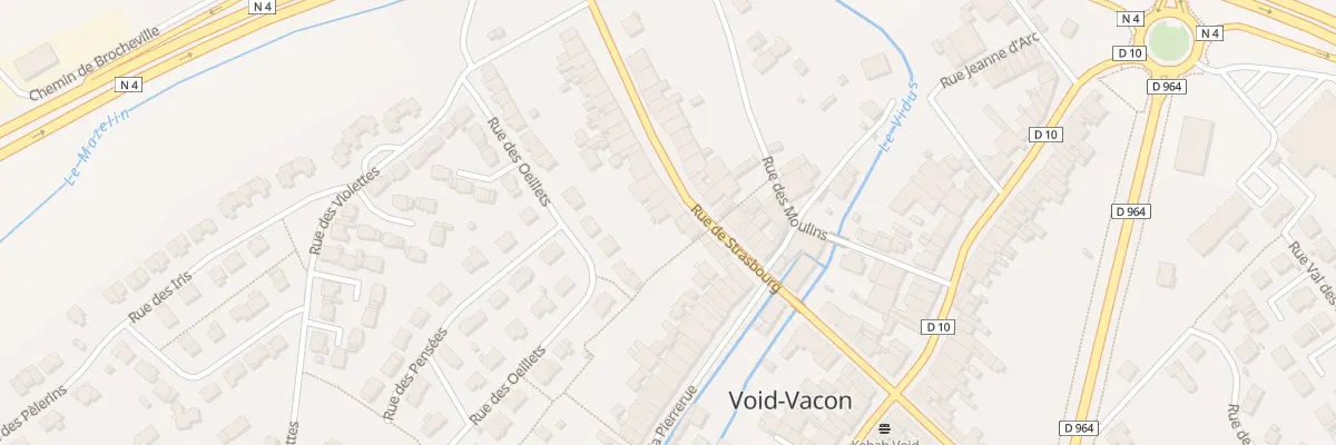 Plan du 35 Rue de Strasbourg à Void-Vacon
