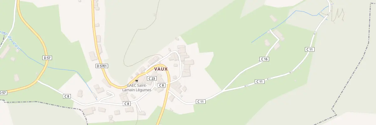 Plan du 153 Rue du Fond de Vau à Frontenay