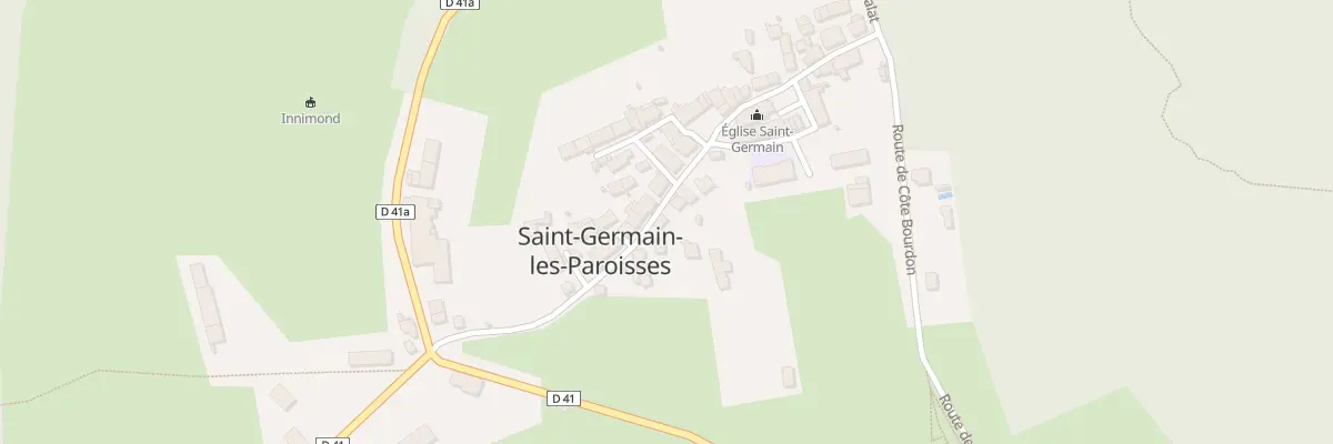 Plan du 5008 Au Bourg à Saint-Germain-les-Paroisses