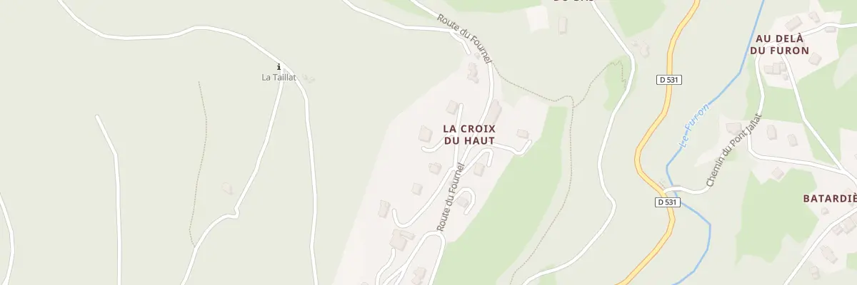 Plan du 41 Che de la Croix à Engins