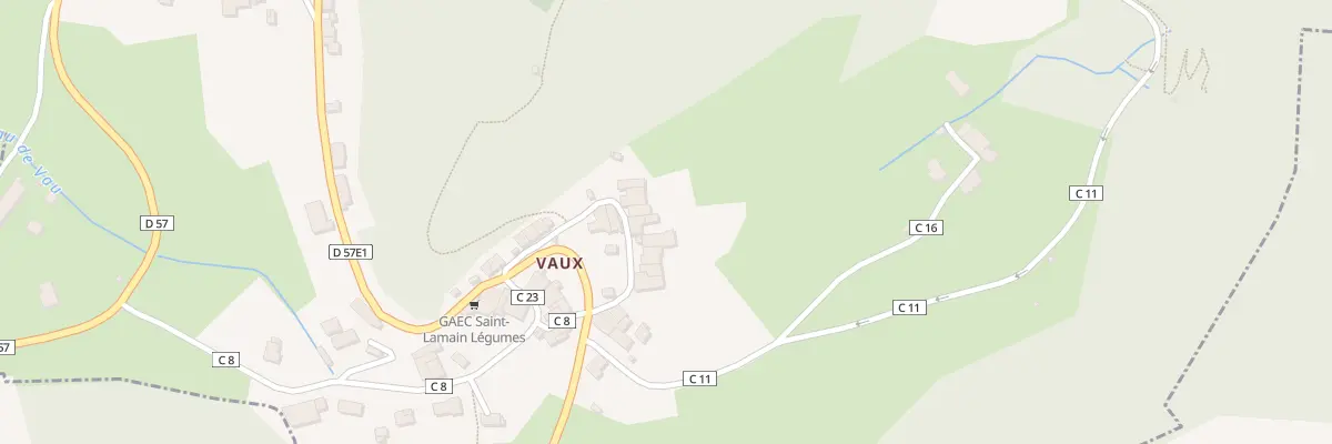 Plan du 5030 Rue du Fond de Vau à Frontenay