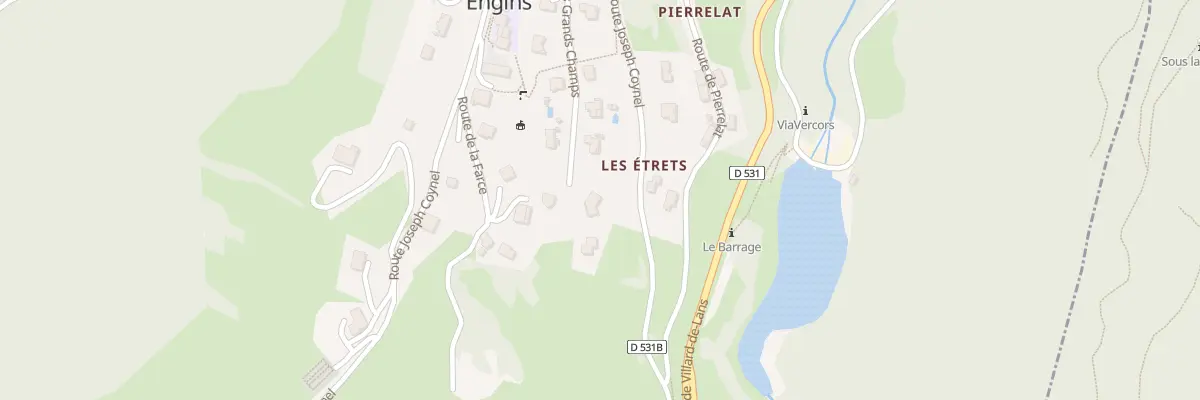 Plan du 369 Rte des Grands Champs à Engins