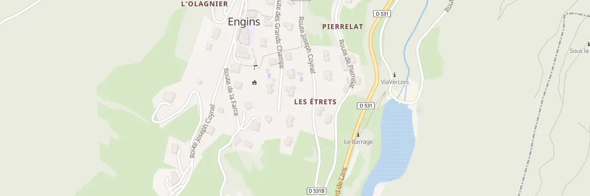 Plan du 349 Rte des Grands Champs à Engins
