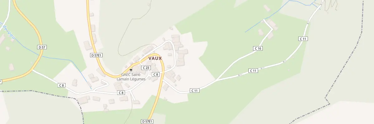 Plan du 185 Rue du Fond de Vau à Frontenay
