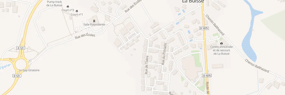 Plan du 26 Rue de l’Isere à La Buisse