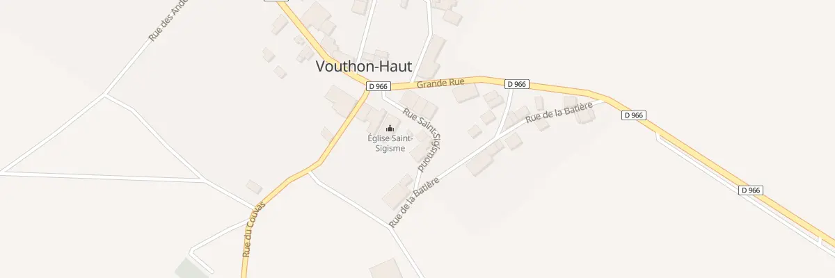 Plan du 2 Rue St Sigismond à Vouthon-Haut