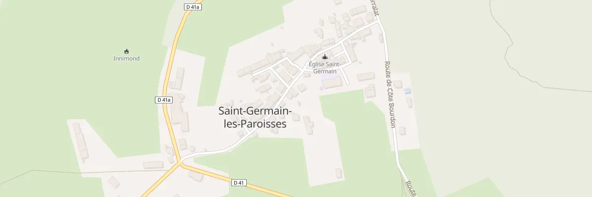 Plan du 5004 Au Bourg à Saint-Germain-les-Paroisses