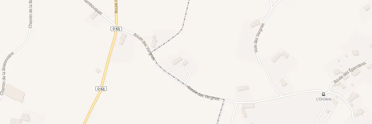 Plan du 2200 Rte de l’Ourcière à Saint-Geoire-en-Valdaine