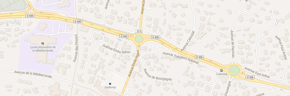 Plan du 1 Av Theodore Aubanel à La Ciotat