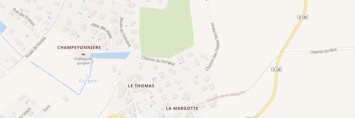 Plan du 31 Che des Petites Verchères à Coublevie
