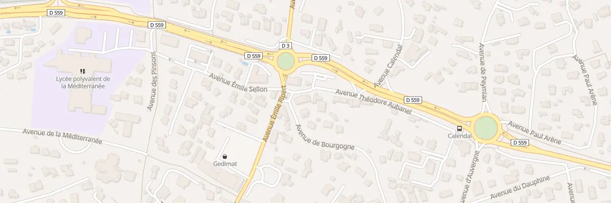 Plan du 26 Av Theodore Aubanel à La Ciotat