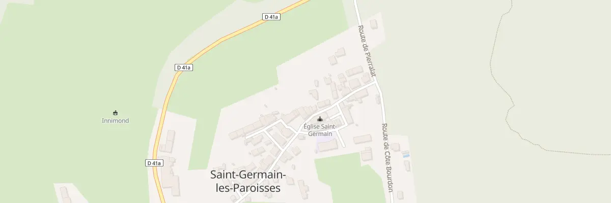 Plan du 5026 Au Bourg à Saint-Germain-les-Paroisses