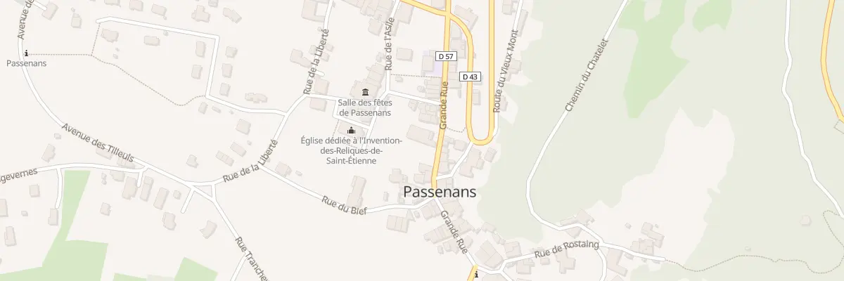 Plan du 140 Grande Rue à Passenans