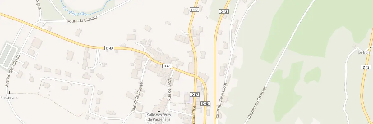 Plan du 25 Rte du Revermont à Passenans