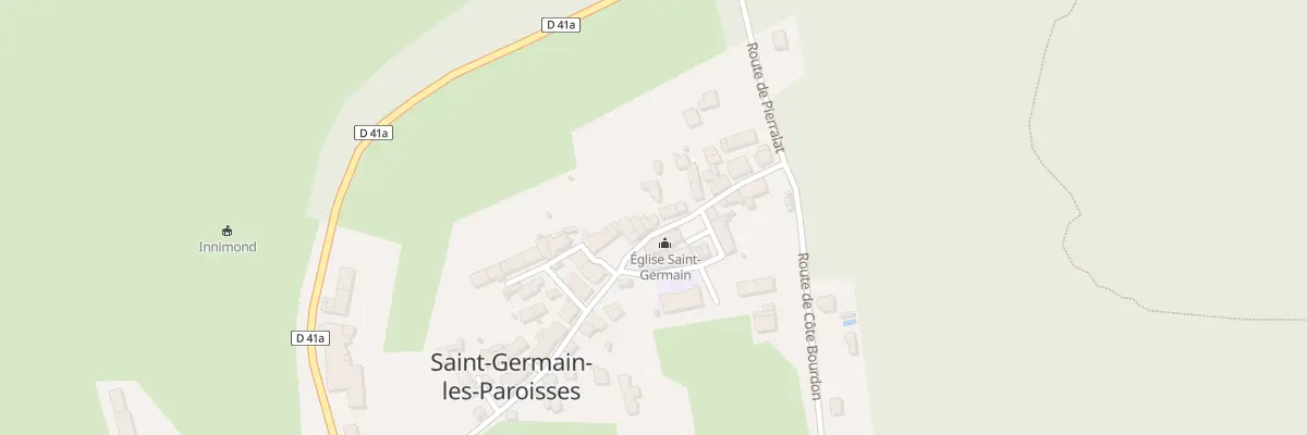 Plan du 5028 Au Bourg à Saint-Germain-les-Paroisses
