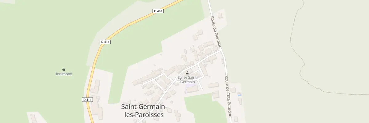 Plan du 5163 Au Bourg à Saint-Germain-les-Paroisses