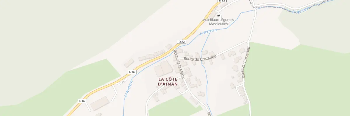 Plan du 147 Rte de la Merie à Massieu