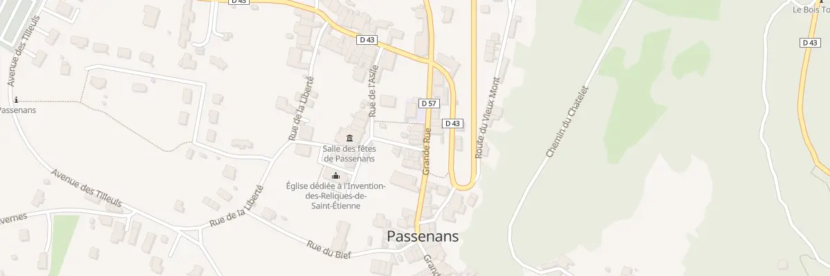 Plan du 80 Grande Rue à Passenans