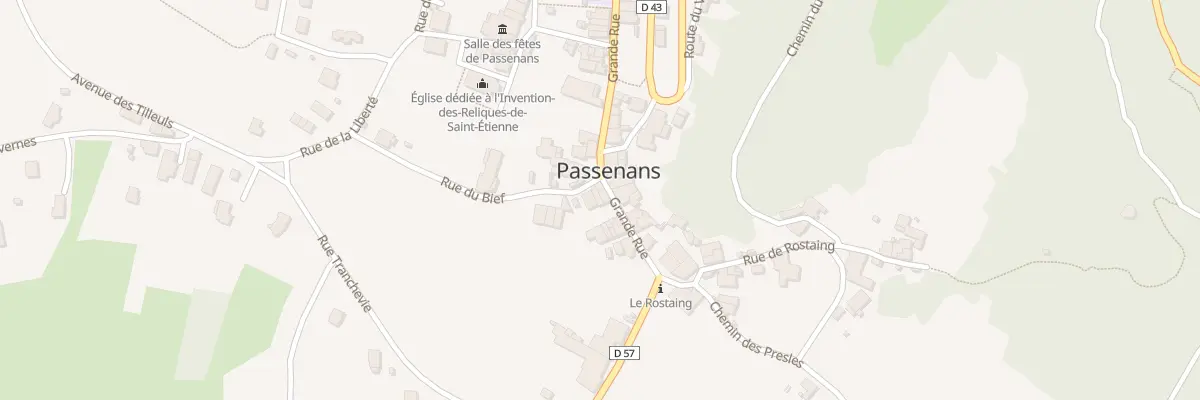 Plan du 7 Rue du Bief à Passenans