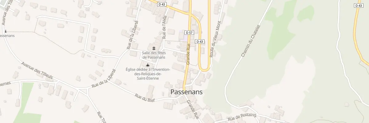 Plan du 112 Grande Rue à Passenans