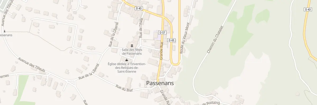 Plan du 102 Grande Rue à Passenans