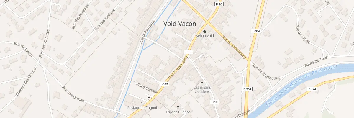 Plan du 1 Rle des Ecoles à Void-Vacon